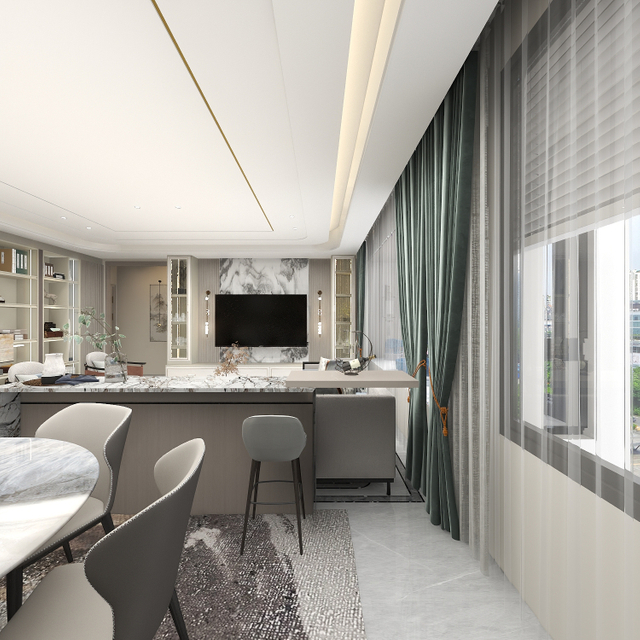 Modern Style Light Luxury White TV Gabinete