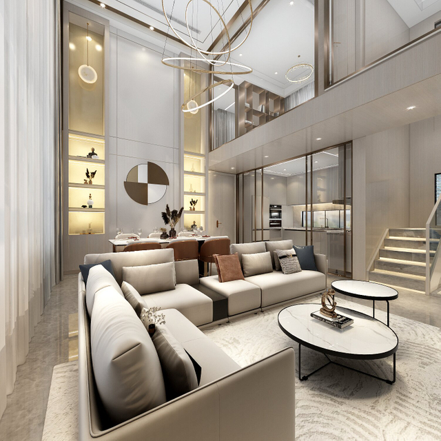 Grande apartamento de ponta de estar de estar de estar de ponta clara de ponta clara