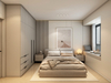 Moderno White Bright Bright Style Bedroom