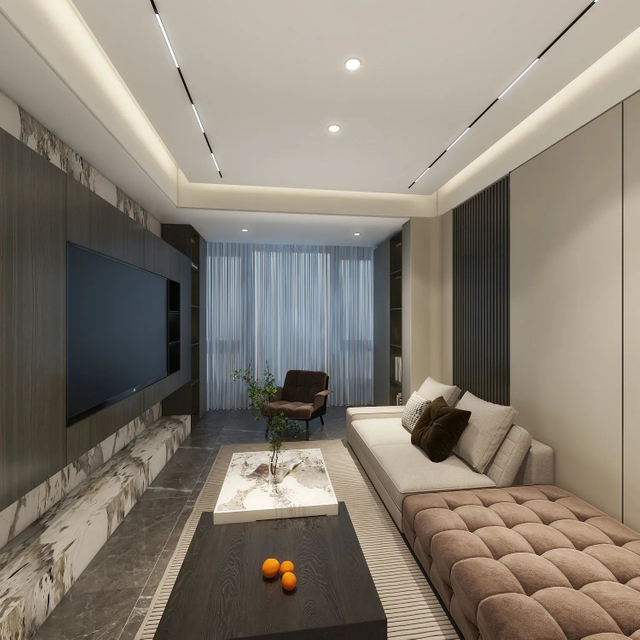 Moderno da sala de estar de gabinete de TV de pedra sinterizada de alta qualidade