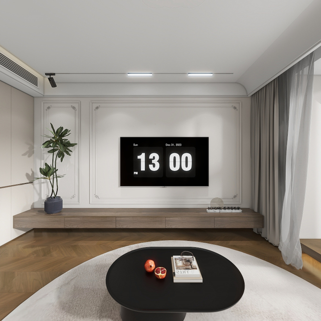 Armário de design de arco de arco moderno francês leve